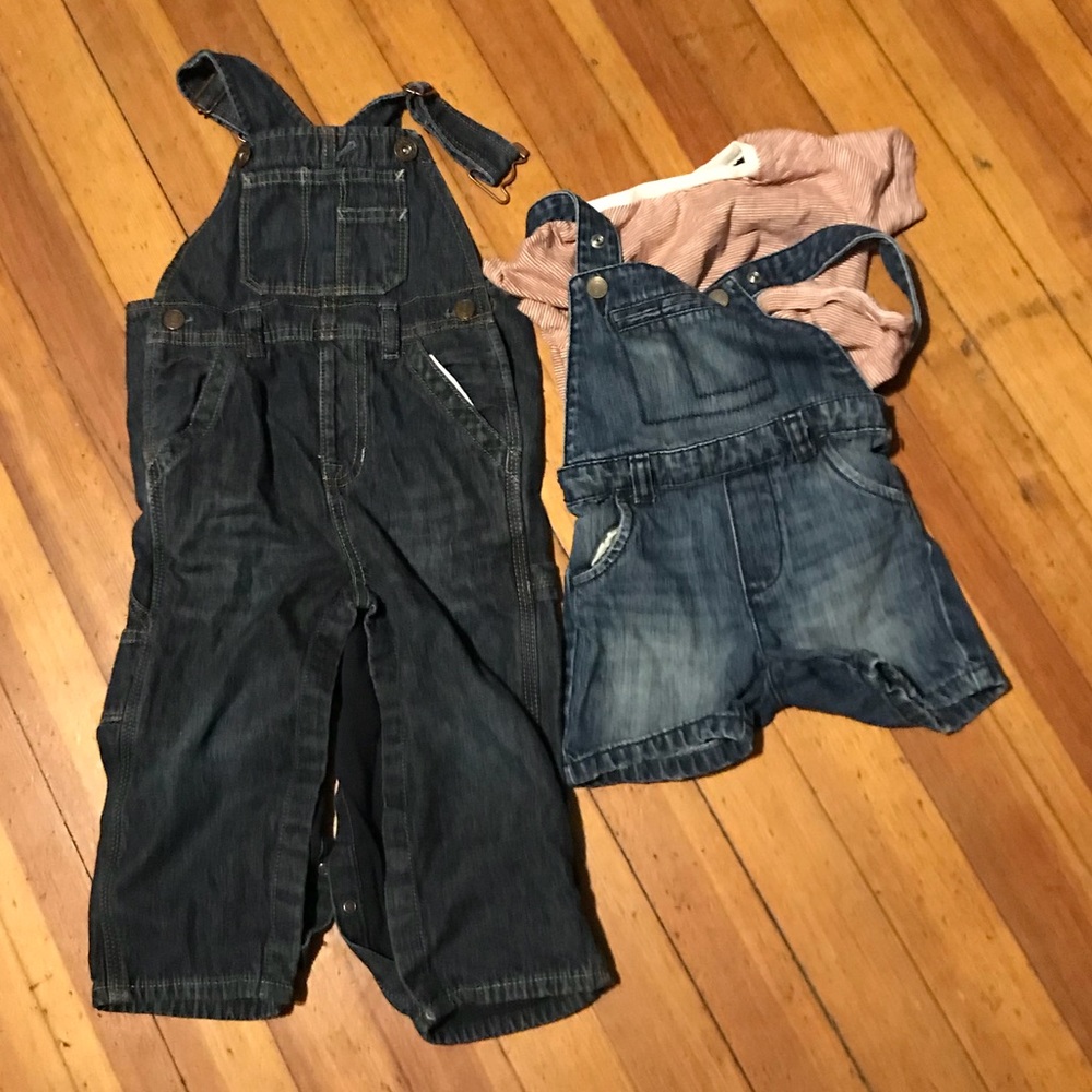 Overalls, and overall with shirt